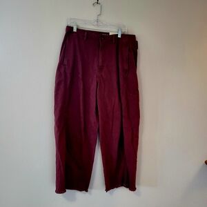 a.n.a Women's Burgundy Flare Jeans